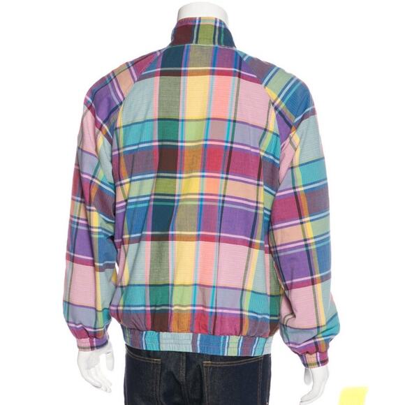 Supreme Madras Track Jacket Multi Color Plaid S/s‎ 17 Size Medium - Picture 3 of 7